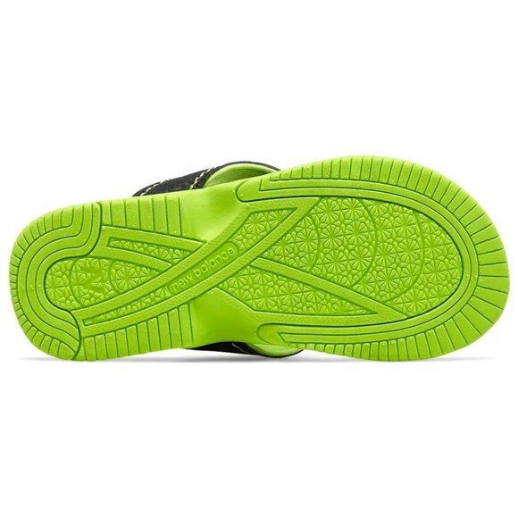 NEW BALANCE Kids Mojo Thong Black/Lime - Picture 6 of 9